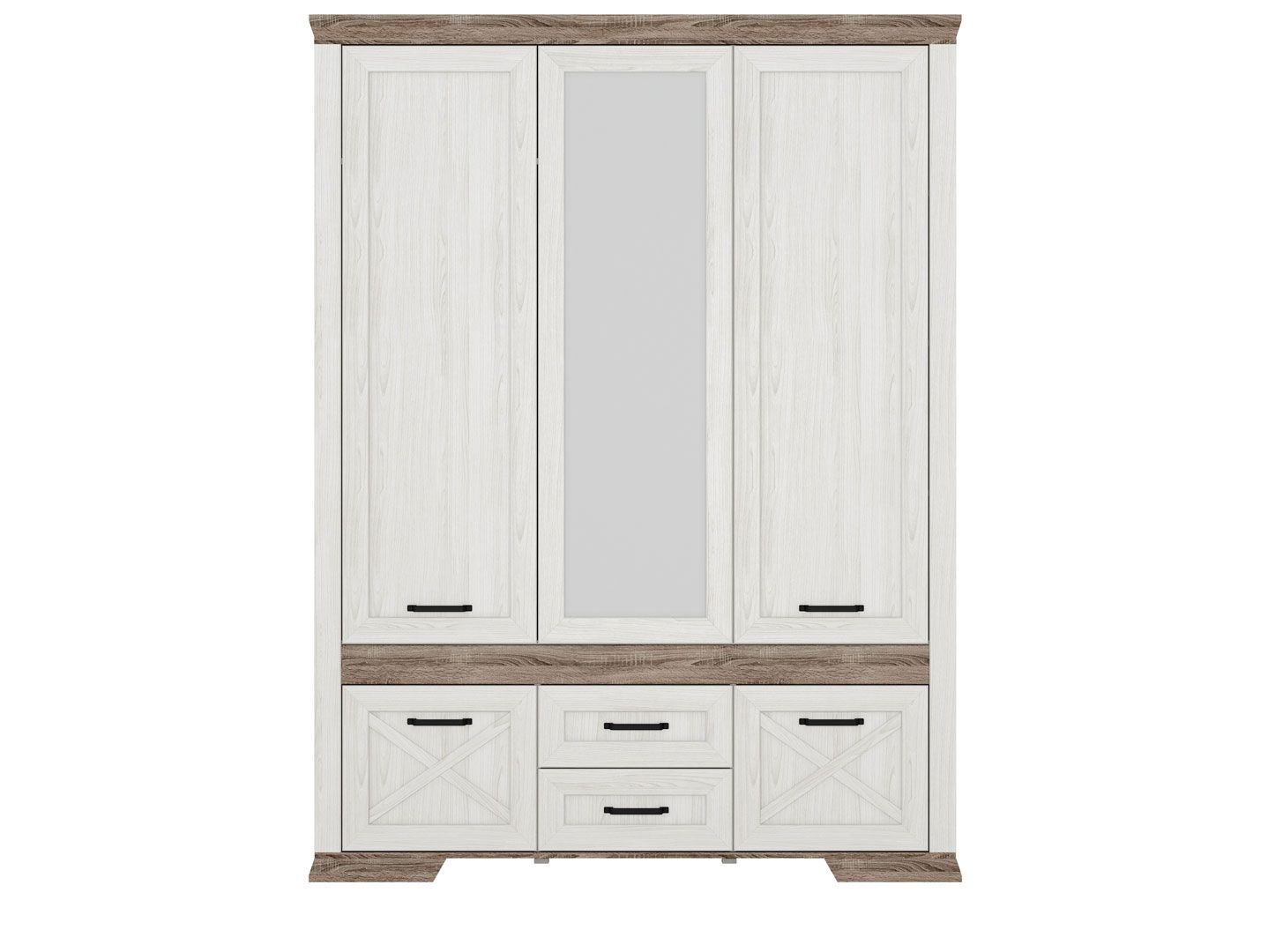 Шкаф MARSELLE Ясень снежный SZF5D2S