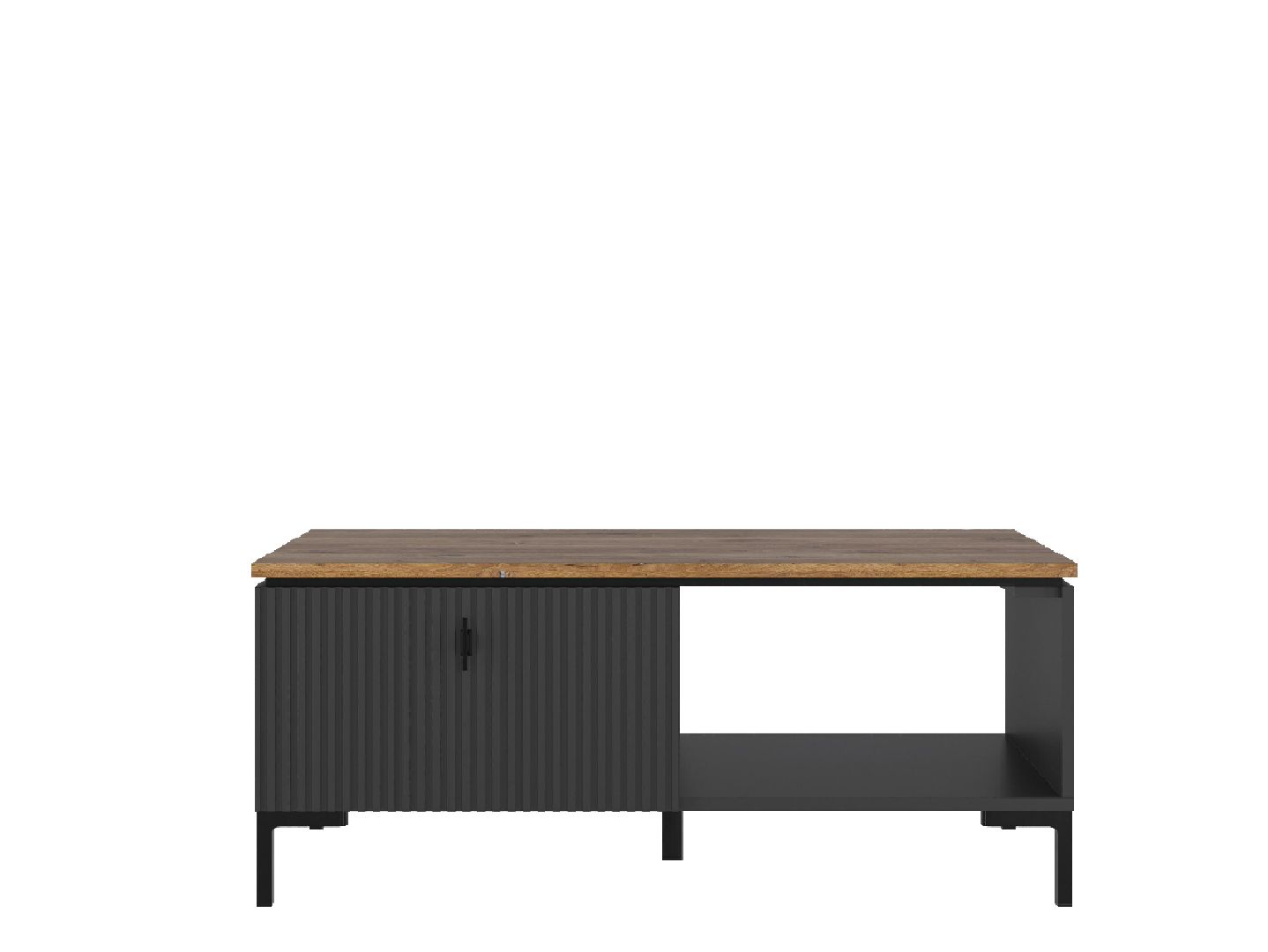 Cтол журнальный SAN GIMIGNANO  Дуб Нокс/Антрацитовый LAW1S