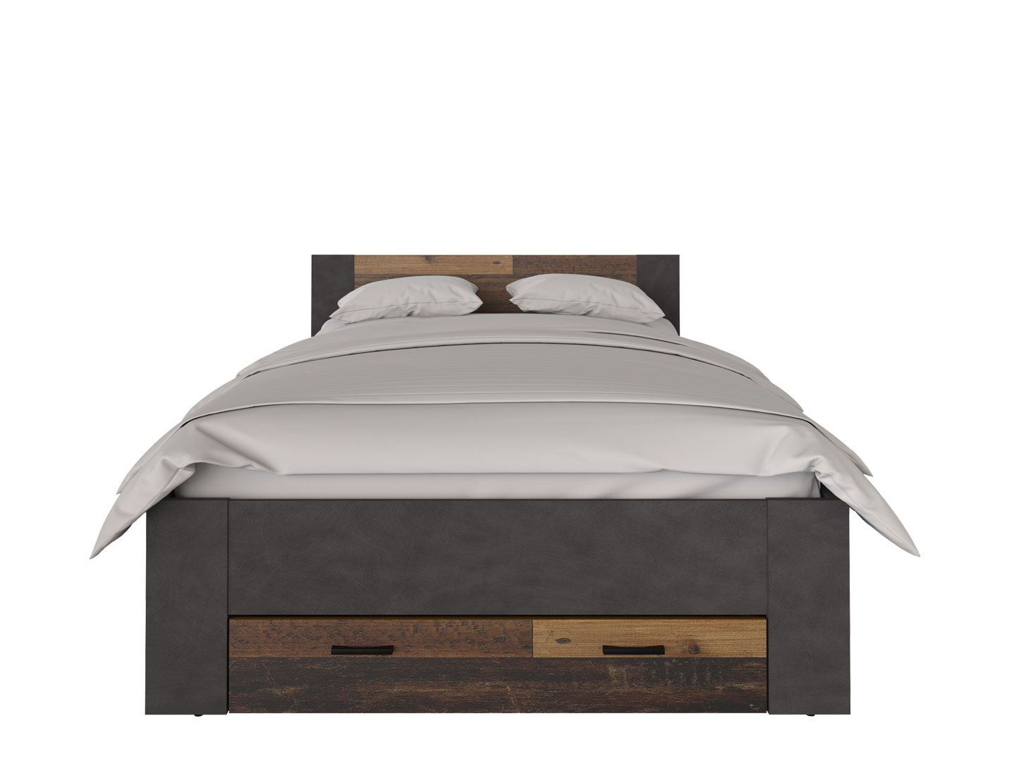 Кровать 120х200 с ящиком и гибким основанием KRISTOFF Матера/ Старый стиль LOZ120х200