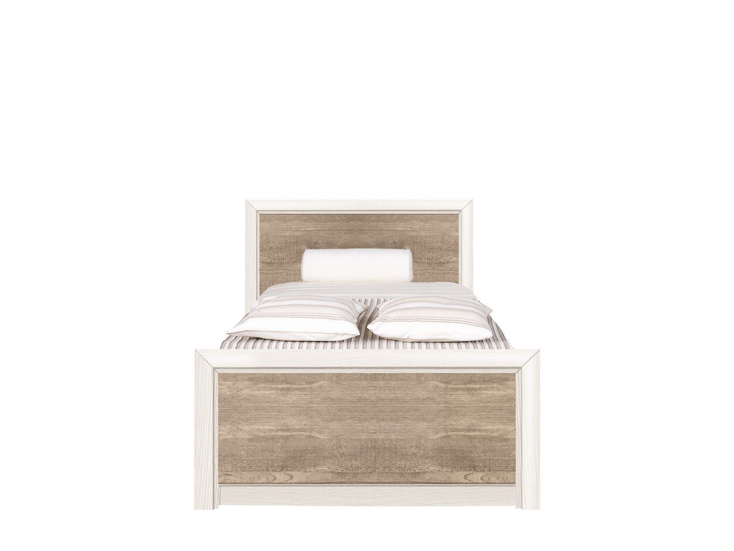 Кровать 90x200 с гибким основанием КОЕН Ясень снежный LOZ90х200