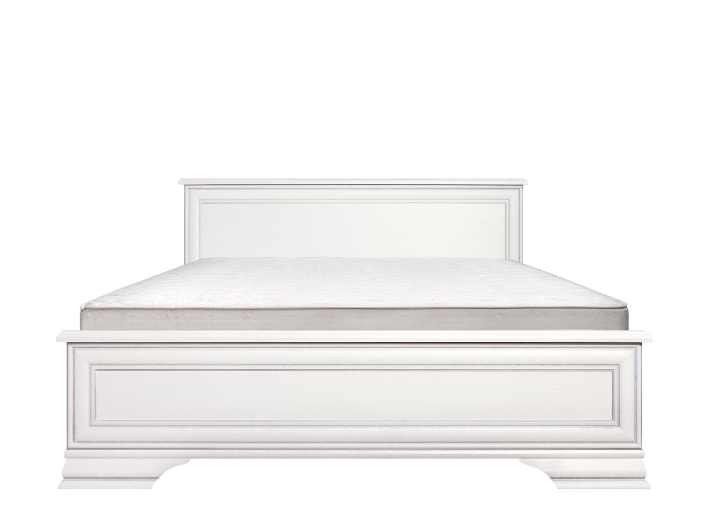 Кровать 140x200 с металлическим основанием KENTAKI Белый LOZ140x200