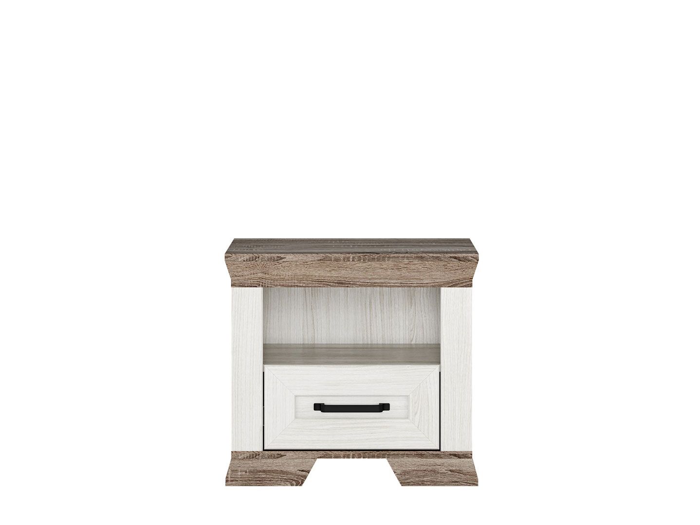 Тумба прикроватная MARSELLE Ясень снежный KOM1S