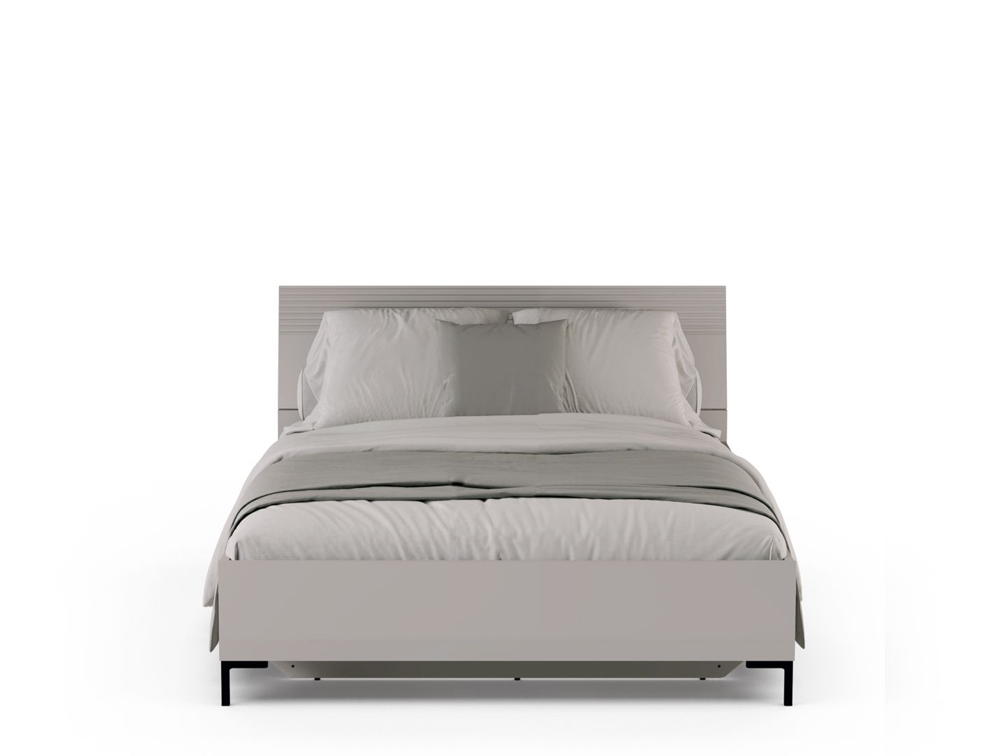 Кровать 140х200 с гибким основанием DOMENICA Глиняный Cерый LOZ140х200