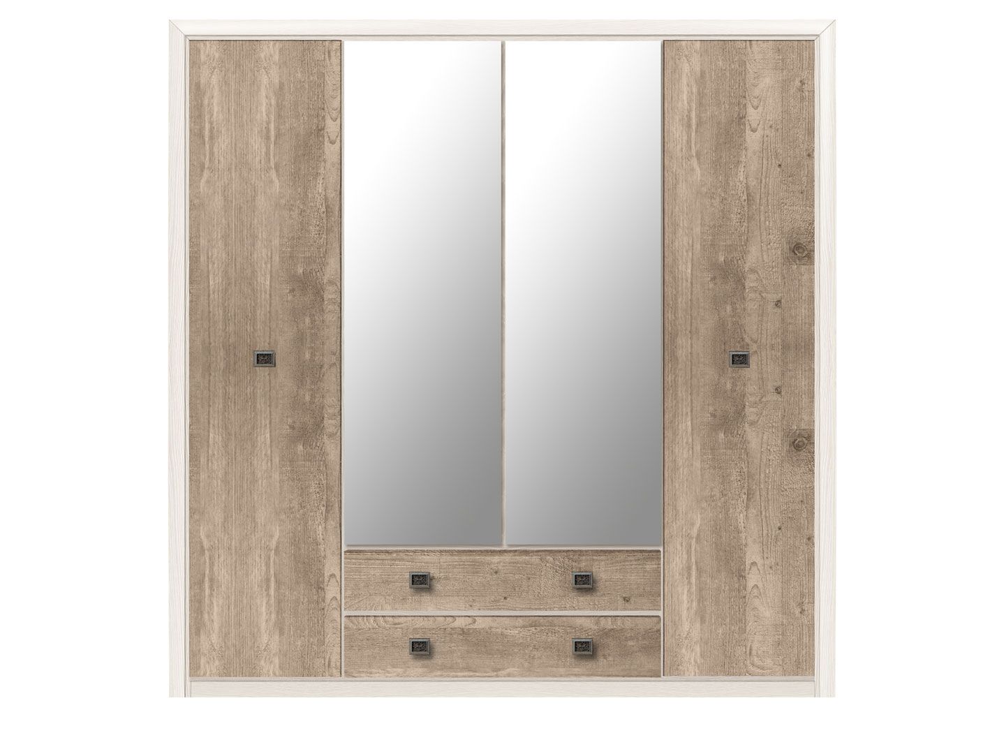 Шкаф КОЕН Ясень снежный SZF4D2S