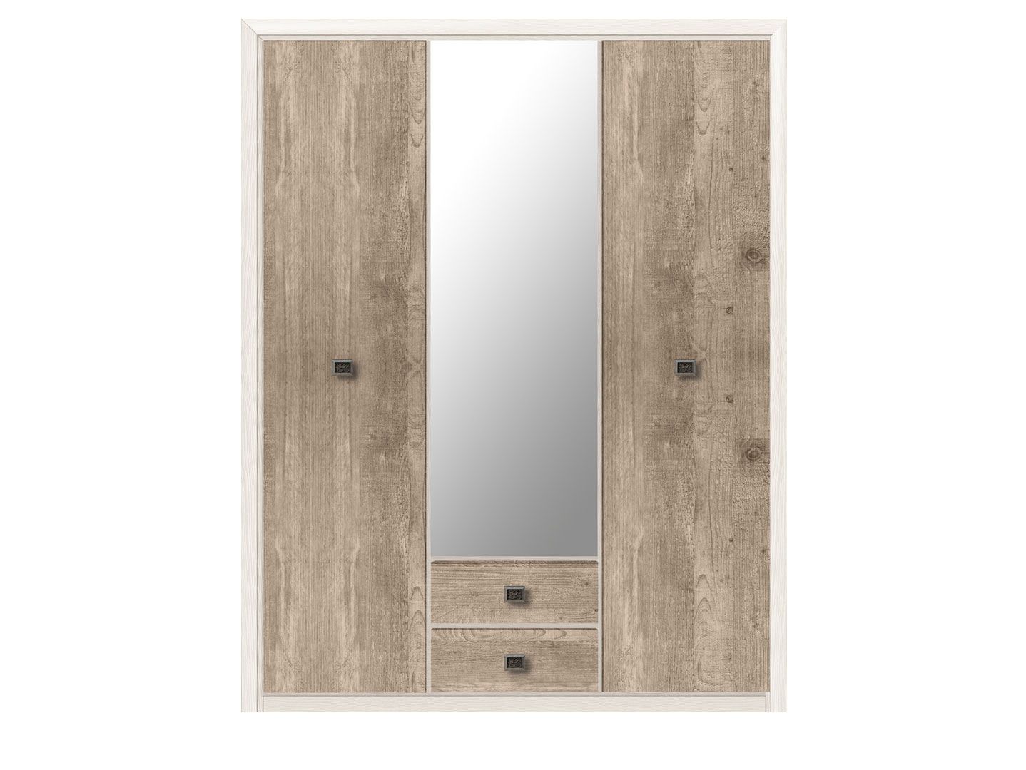 Шкаф КОЕН Ясень снежный SZF3D2S