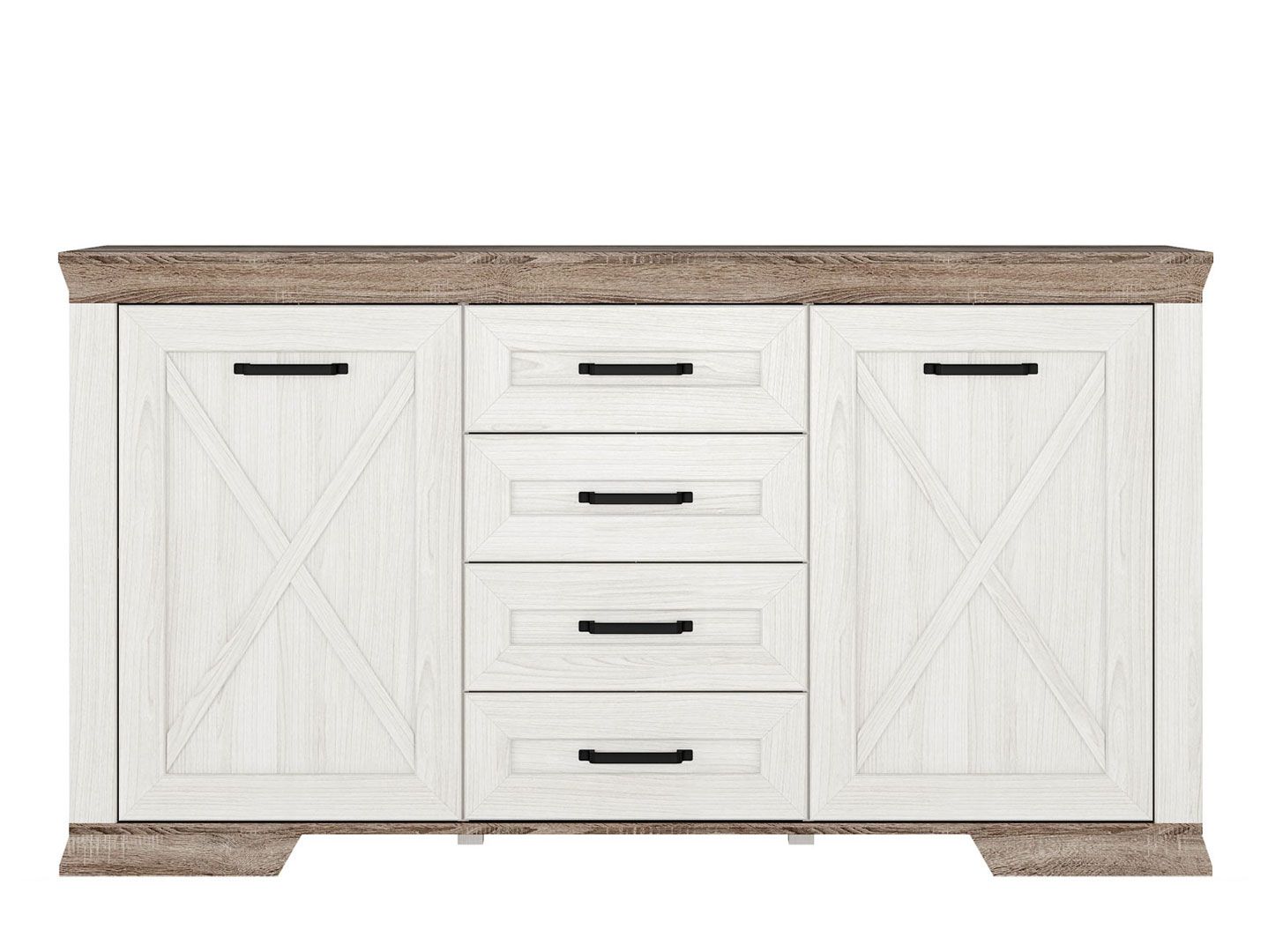 Тумба MARSELLE Ясень снежный KOM2D4S