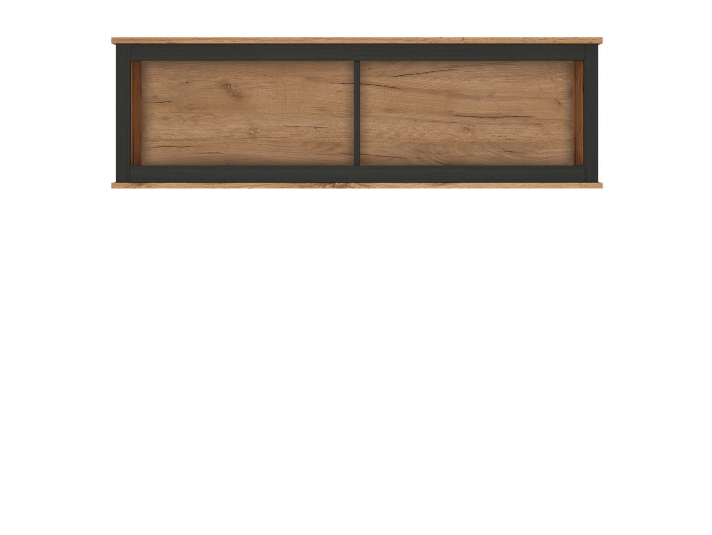 Шкаф навесной LOFT Дуб вотан / черный матовый SFW/130