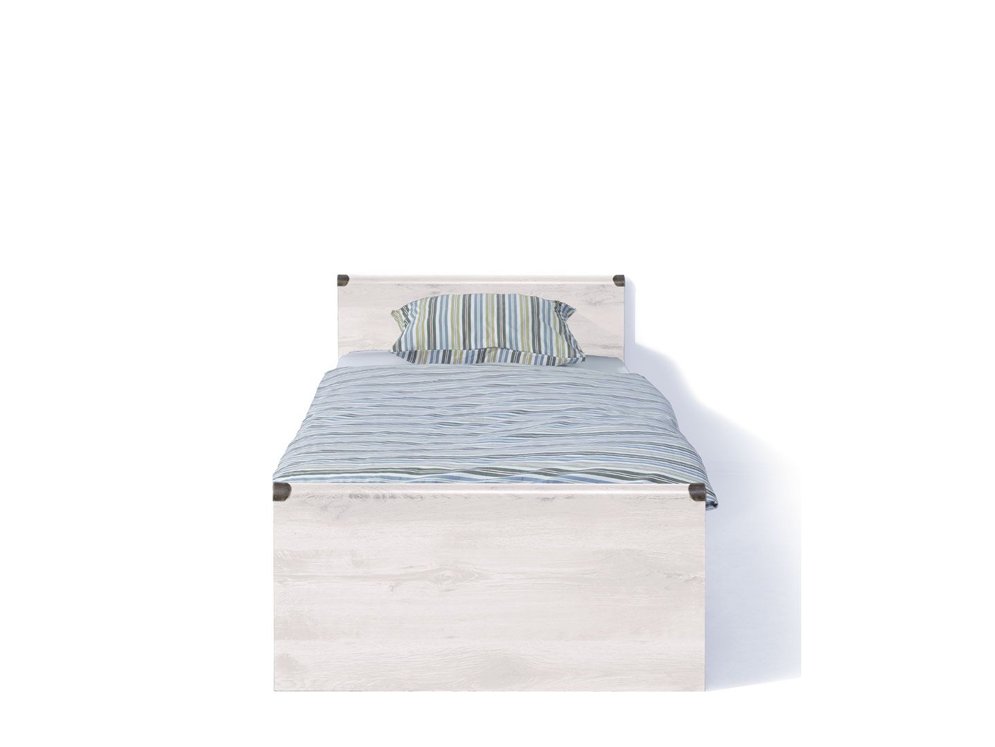 Кровать 90x200 с металлическим основанием ИНДИАНА Сосна каньйон JLOZ 90 (каркас)