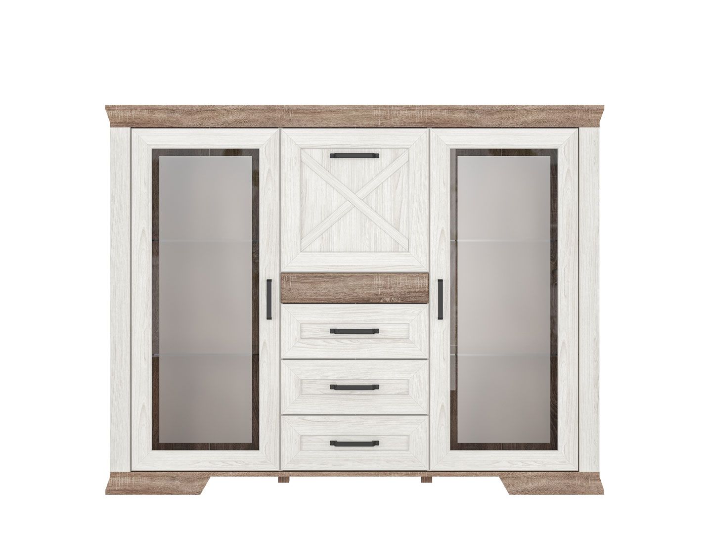 Тумба MARSELLE Ясень снежный KOM2W3S1K