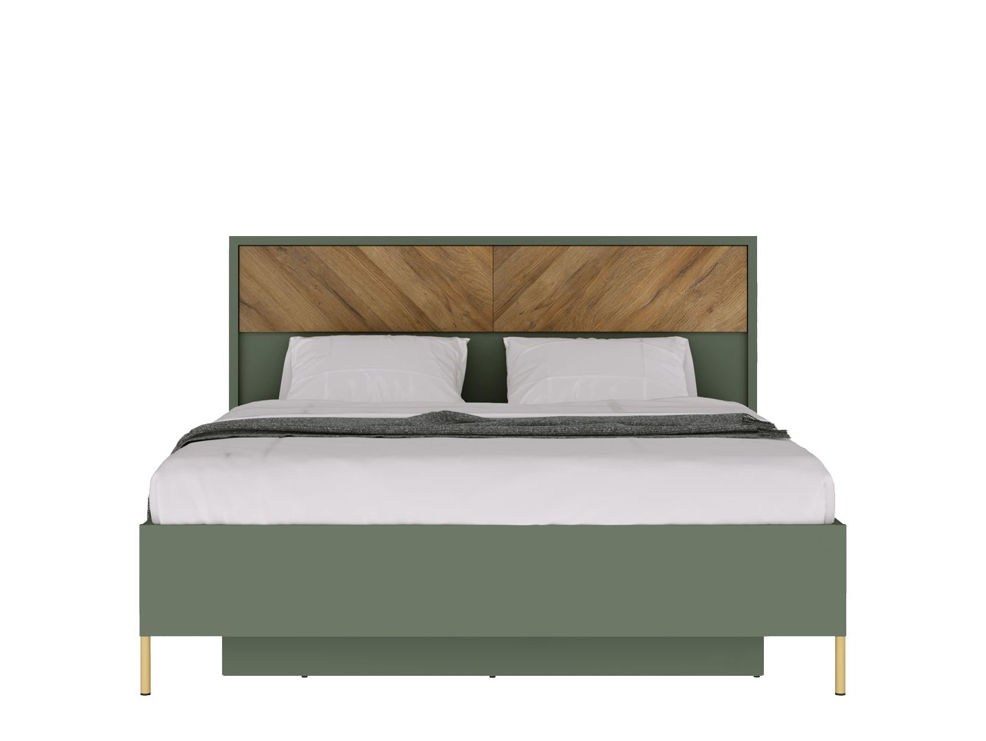 Кровать с подъемным механизмом SIENA Дымчатый зеленый LOZ160х200