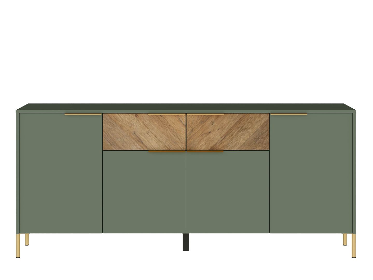 Тумба SIENA Дымчатый зеленый KOM4D2S