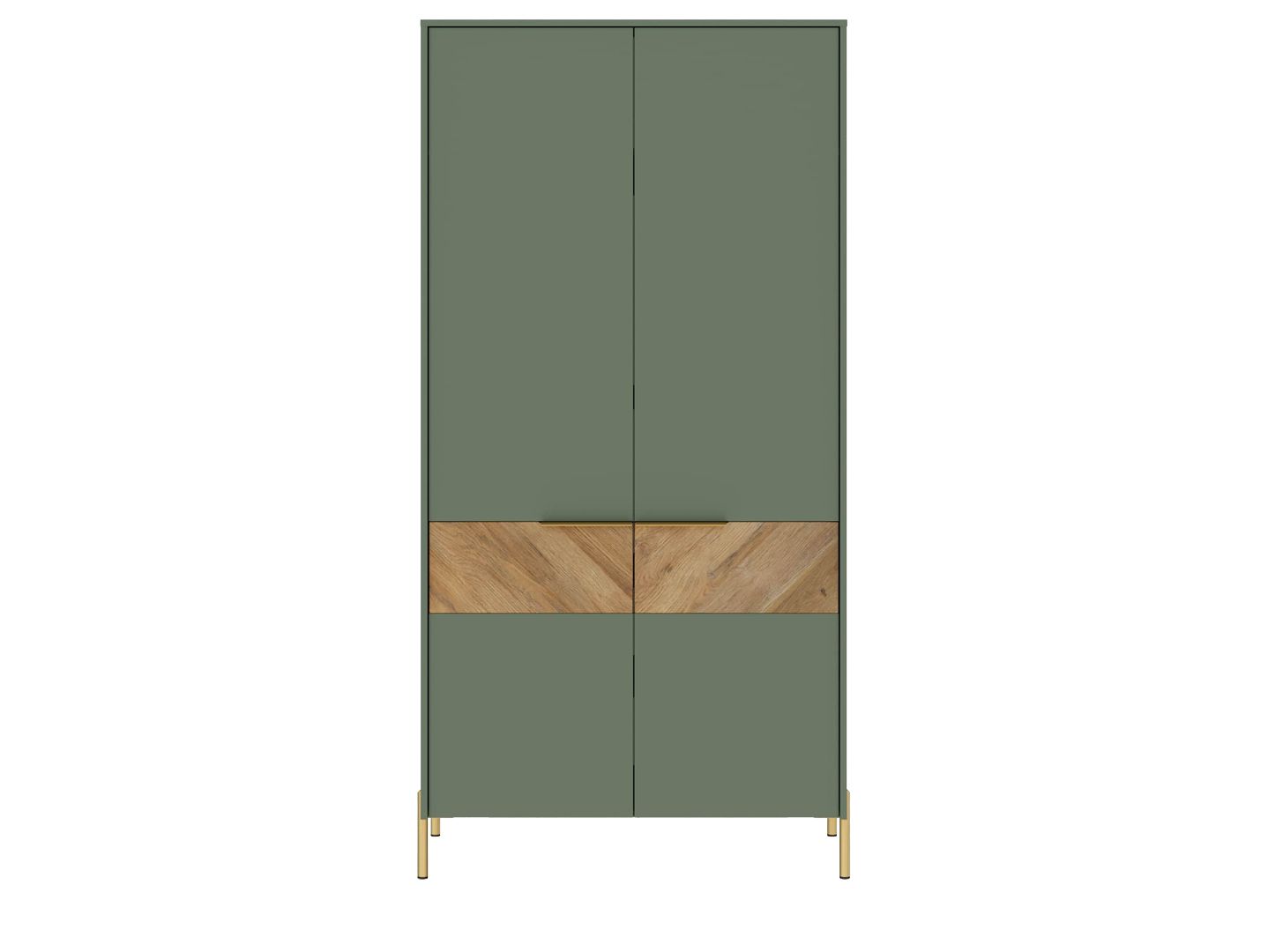 Шкаф SIENA Дымчатый зеленый SZF2D