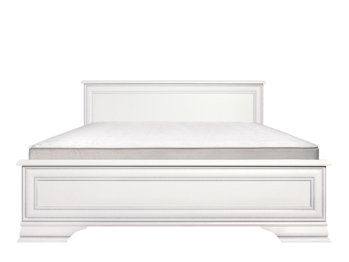 Кровать 160x200 с металлическим основанием KENTAKI Белый LOZ160x200